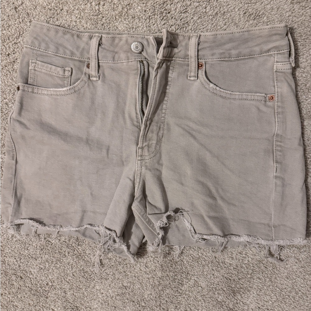 Old Navy gray OG Straight denim shorts